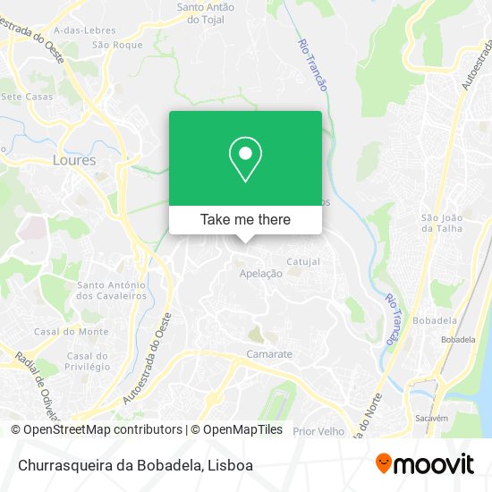 Churrasqueira da Bobadela map