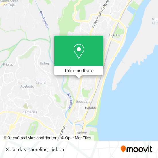 Solar das Camélias mapa