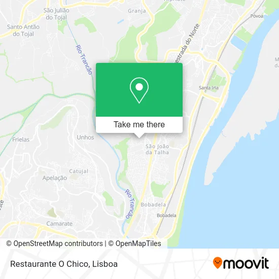 Restaurante O Chico map