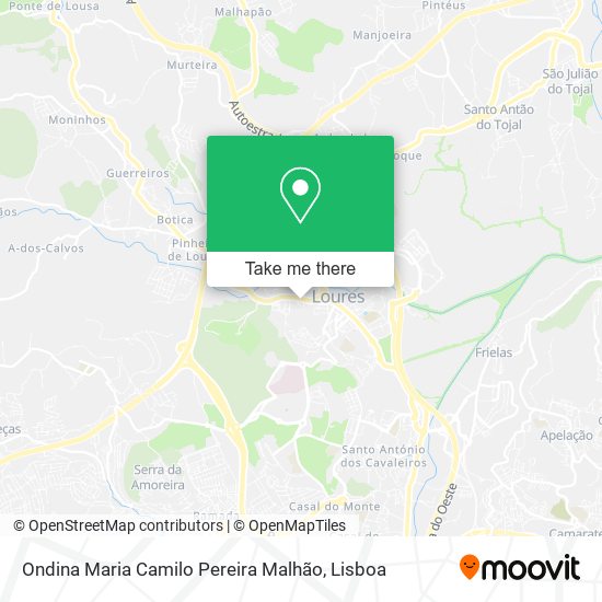 Ondina Maria Camilo Pereira Malhão map