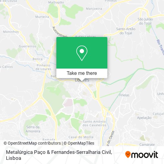 Metalúrgica Paço & Fernandes-Serralharia Civil map