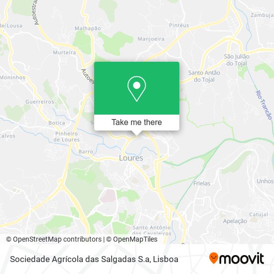Sociedade Agrícola das Salgadas S.a mapa