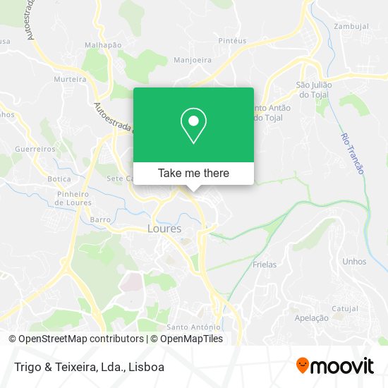 Trigo & Teixeira, Lda. mapa