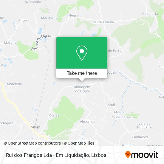 Rui dos Frangos Lda - Em Liquidação map