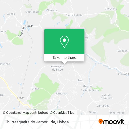 Churrasqueira do Jamor Lda map