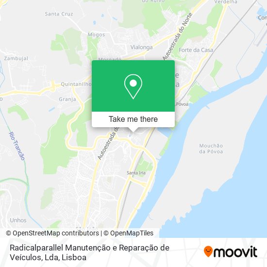 Radicalparallel Manutenção e Reparação de Veículos, Lda map