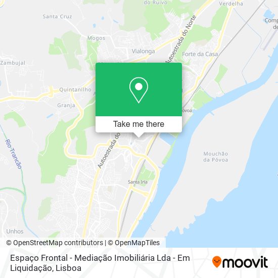 Espaço Frontal - Mediação Imobiliária Lda - Em Liquidação map