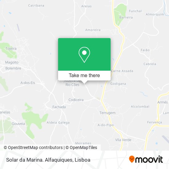 Solar da Marina. Alfaquiques map