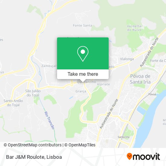 Bar J&M Roulote mapa
