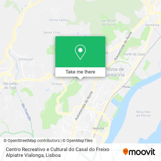 Centro Recreativo e Cultural do Casal do Freixo Alpiatre Vialonga map