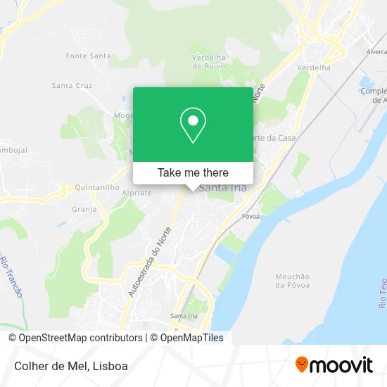Colher de Mel map