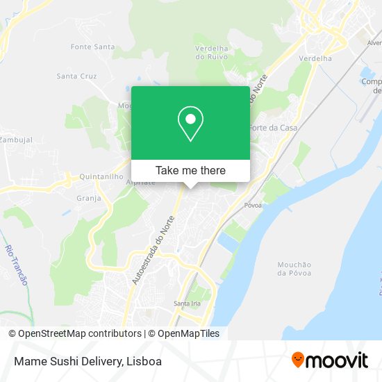 Mame Sushi Delivery mapa