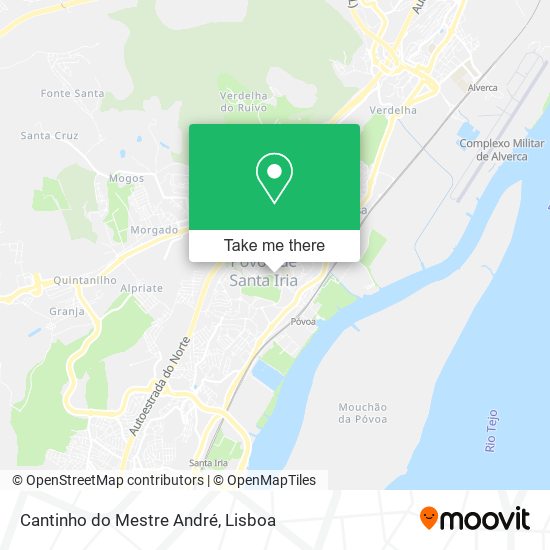 Cantinho do Mestre André map