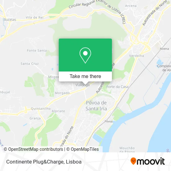 Continente Plug&Charge map