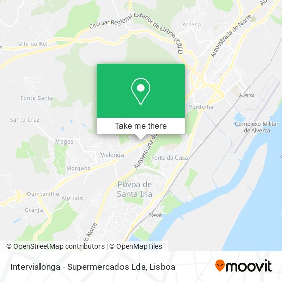 Intervialonga - Supermercados Lda mapa
