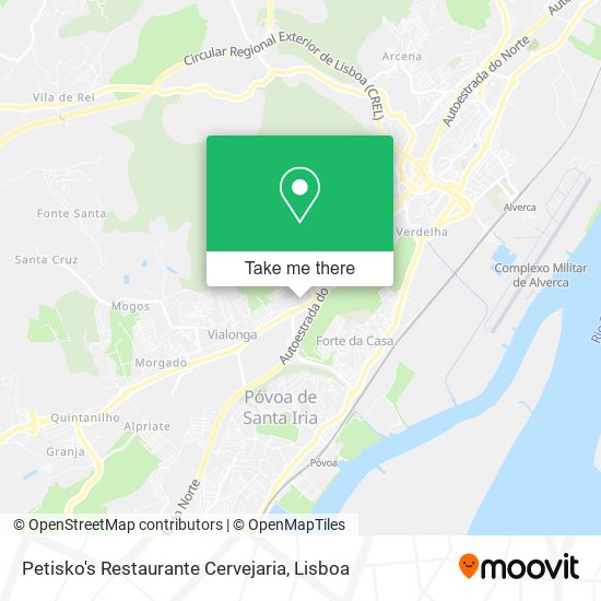 Petisko's Restaurante Cervejaria mapa