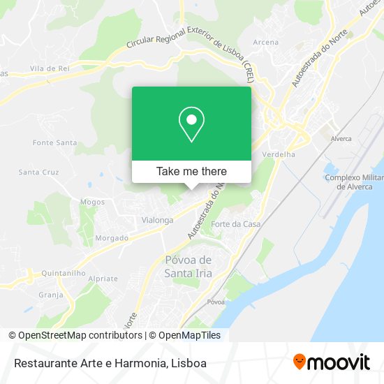 Restaurante Arte e Harmonia map