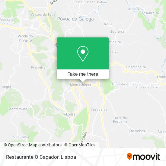 Restaurante O Caçador map