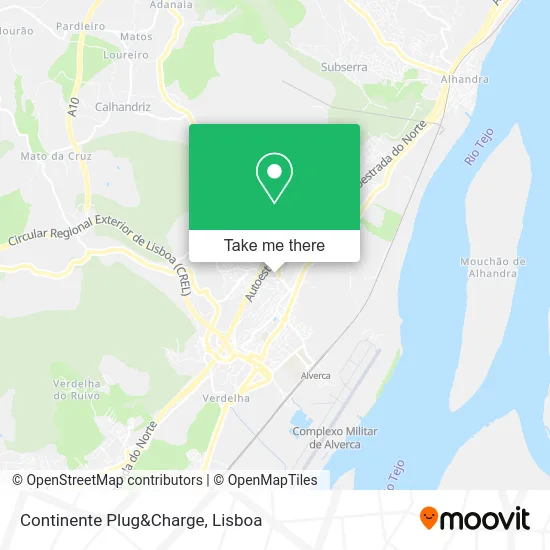 Continente Plug&Charge map