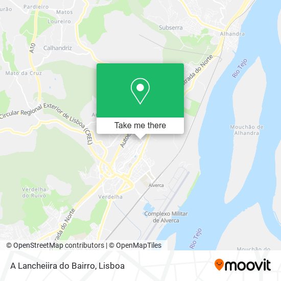 A Lancheiira do Bairro mapa