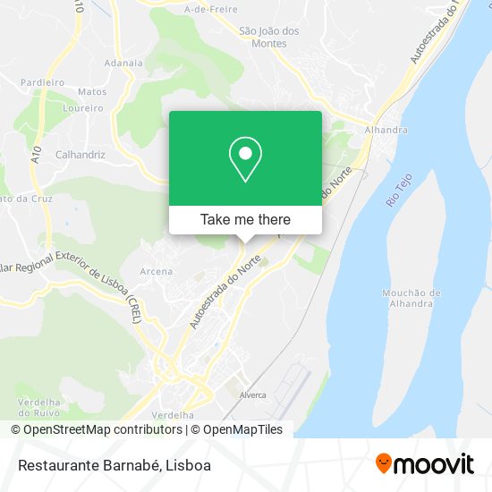 Restaurante Barnabé mapa