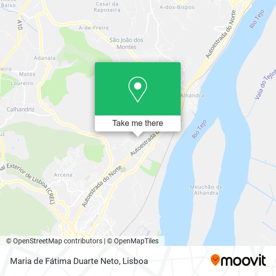 Maria de Fátima Duarte Neto map