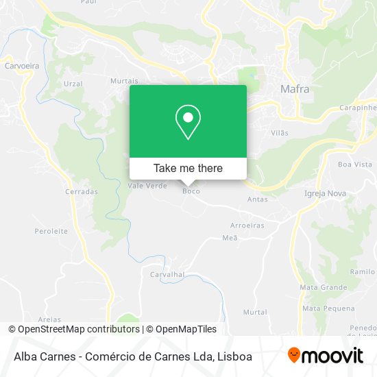 Alba Carnes - Comércio de Carnes Lda map
