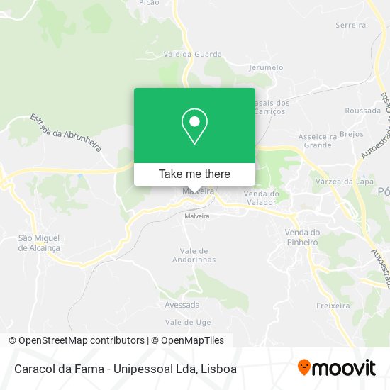 Caracol da Fama - Unipessoal Lda mapa