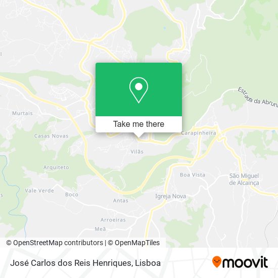 José Carlos dos Reis Henriques mapa