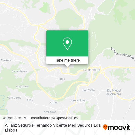 Allianz Seguros-Fernando Vicente Med Seguros Lda map