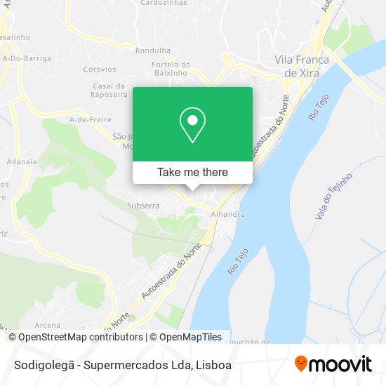 Sodigolegã - Supermercados Lda map