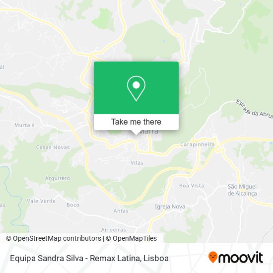 Equipa Sandra Silva - Remax Latina map