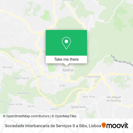 Sociedade Interbancaria de Serviços S a Sibs mapa