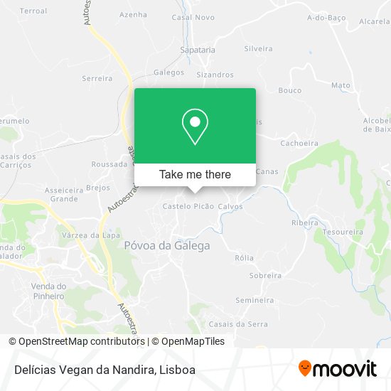 Delícias Vegan da Nandira map