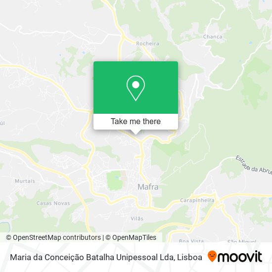 Maria da Conceição Batalha Unipessoal Lda mapa