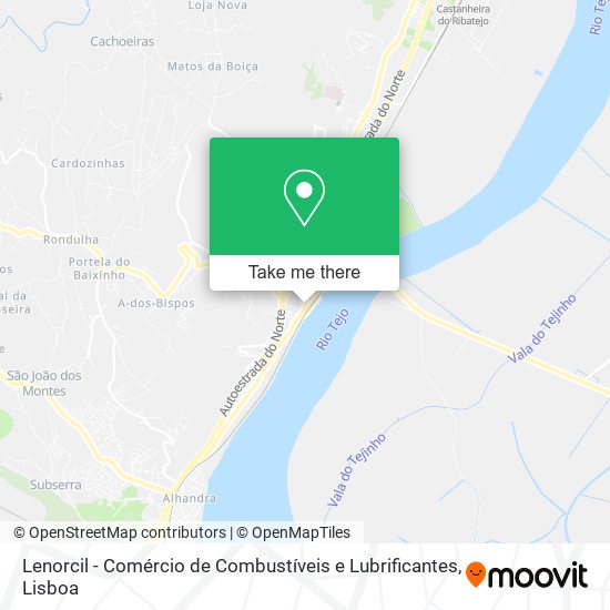 Lenorcil - Comércio de Combustíveis e Lubrificantes map
