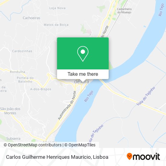Carlos Guilherme Henriques Maurício map