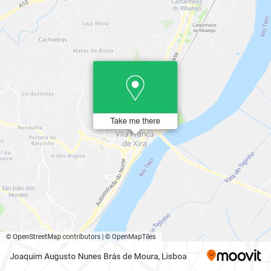 Joaquim Augusto Nunes Brás de Moura map