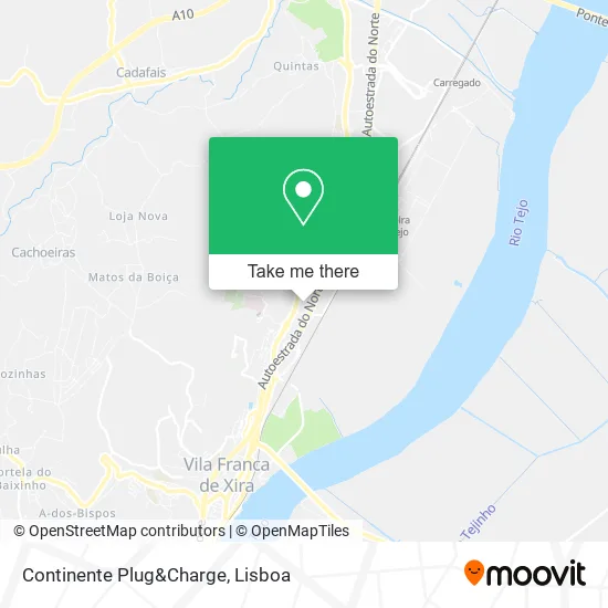 Continente Plug&Charge map