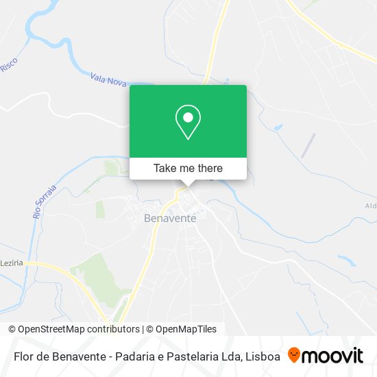 Flor de Benavente - Padaria e Pastelaria Lda map