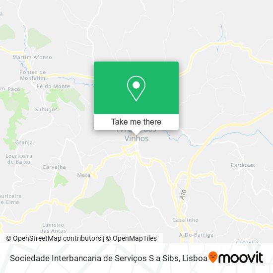 Sociedade Interbancaria de Serviços S a Sibs map