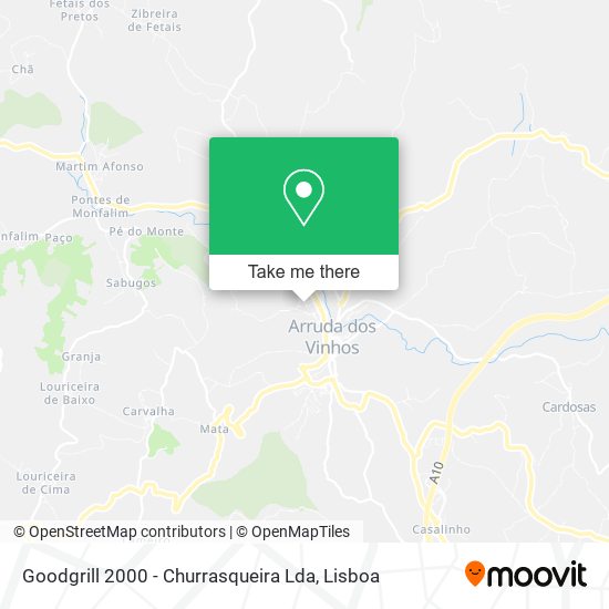 Goodgrill 2000 - Churrasqueira Lda mapa
