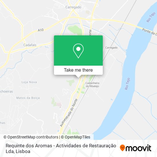 Requinte dos Aromas - Actividades de Restauração Lda mapa
