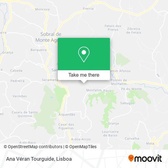 Ana Véran Tourguide map