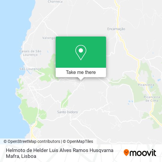 Helmoto de Helder Luis Alves Ramos Husqvarna Mafra map