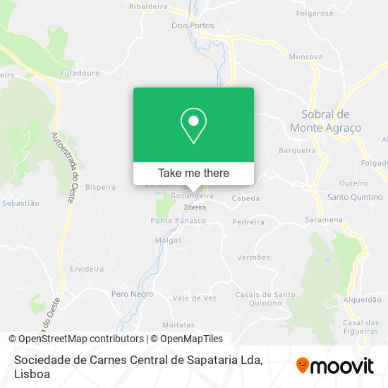 Sociedade de Carnes Central de Sapataria Lda mapa