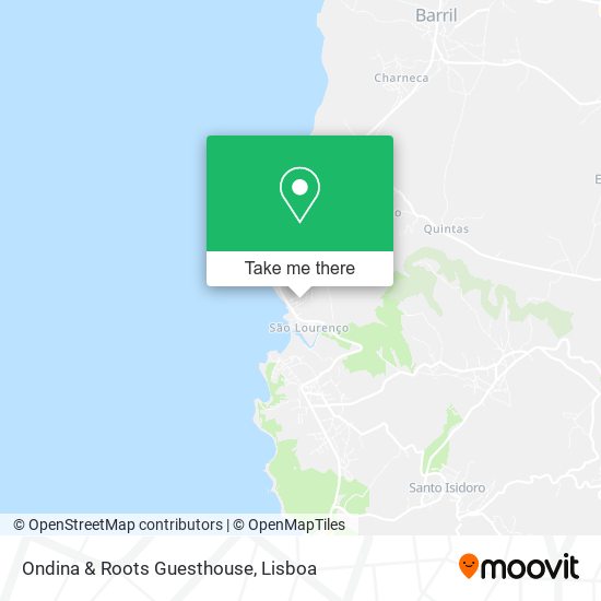 Ondina & Roots Guesthouse mapa