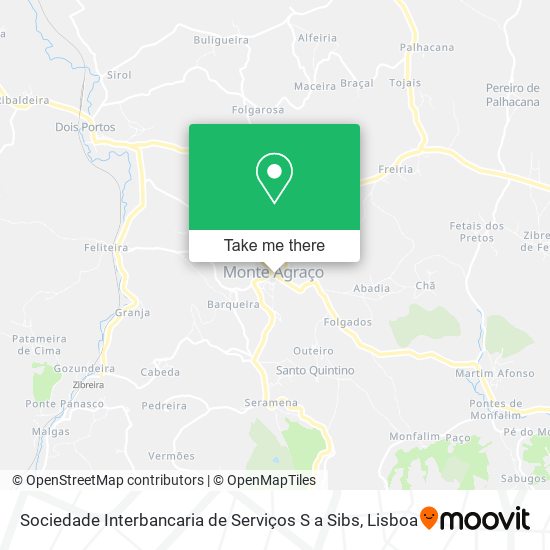 Sociedade Interbancaria de Serviços S a Sibs map