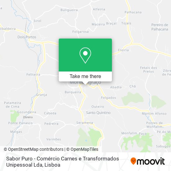 Sabor Puro - Comércio Carnes e Transformados Unipessoal Lda map