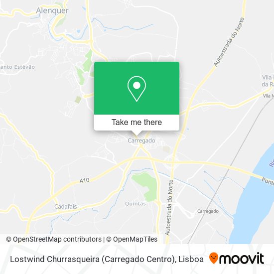 Lostwind Churrasqueira (Carregado Centro) map